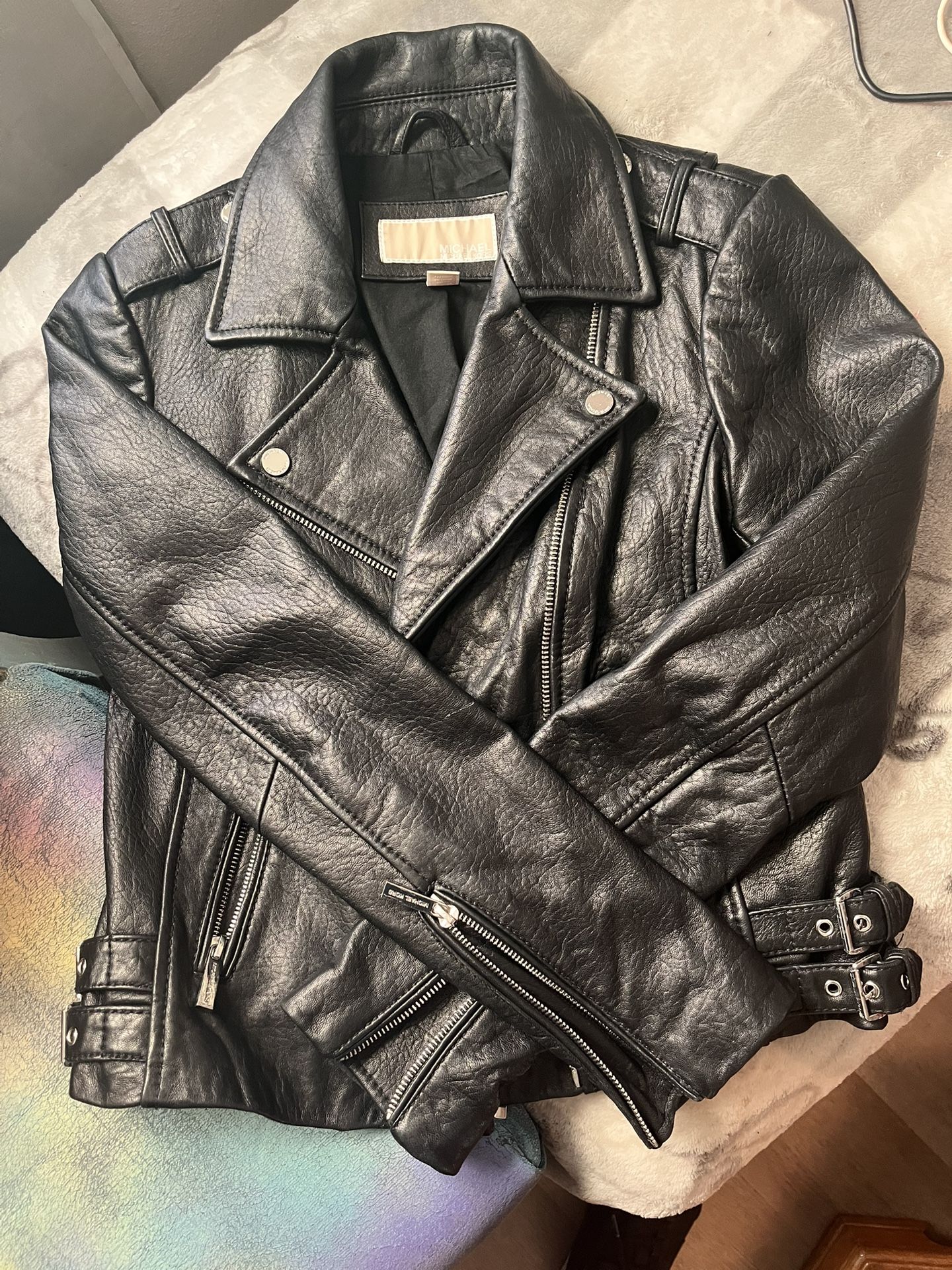 Michael Kors Leather Coat