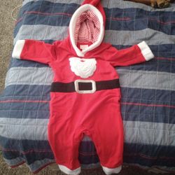 Cat And Jack Baby Santa Costume 3-6Months