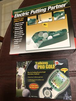 NEW! Electric Putting Partner & Talking Pro Golf