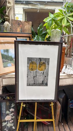 Wood block, original listed artist