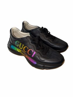 Gucci rhyton rainbow mens shoes size 13.5