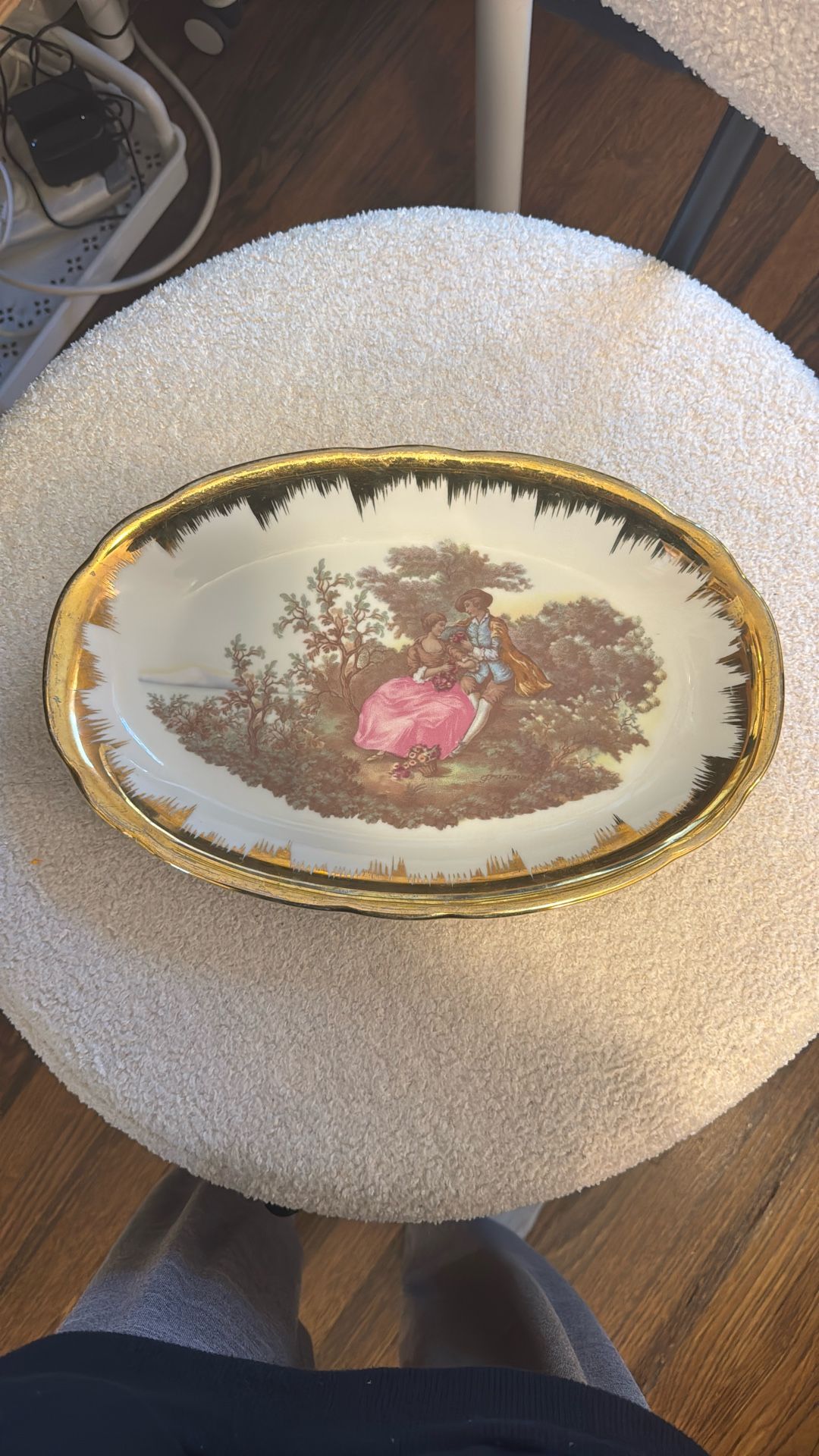 Vintage Limoges Porcelain Platter