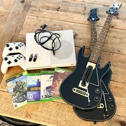 Xbox One S Bundle with Guitar Hero