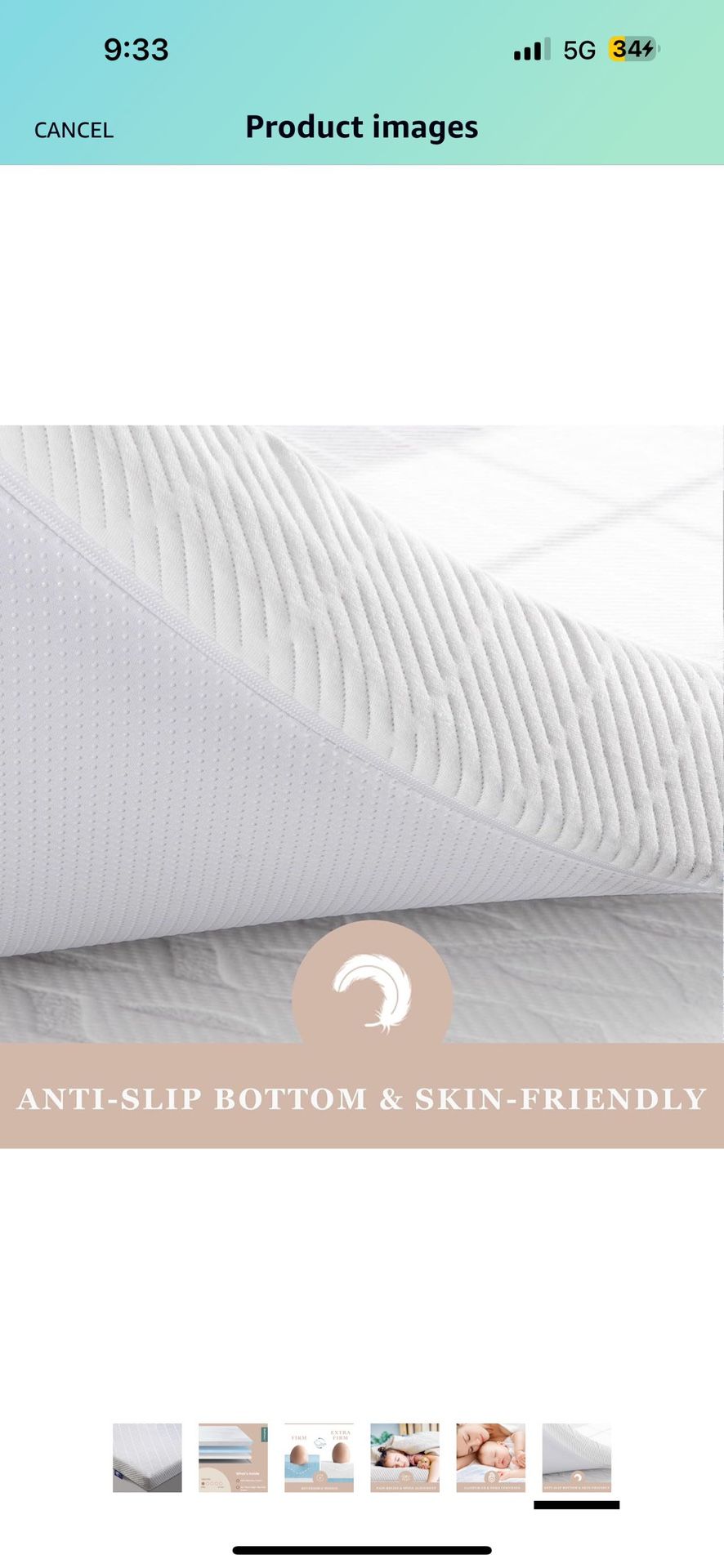 4 Inch Firm Mattress Topper King Size