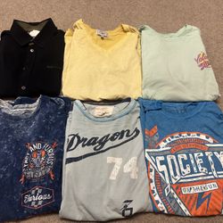 6 Men’s Tshirts 3 large 3 extra large   Short sleeved 
