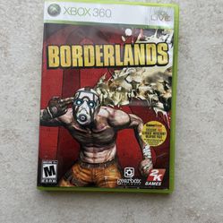 Borderlands For Xbox 360. Complete with Manual CIB. Great Condition!