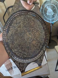 Platter east Indian metal