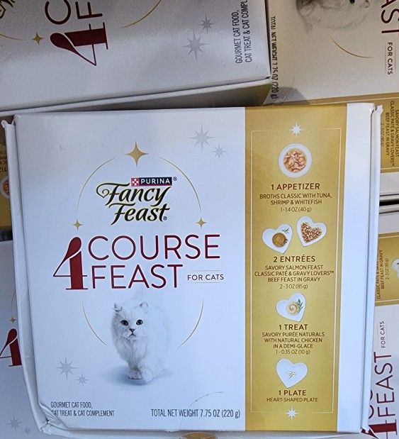 Purina Fancy Feast Four Course Feast Wet Cat Food Variety Pack