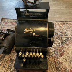 1924 Ncr National Cash Register Model 711 For Store Candy Barber Bar