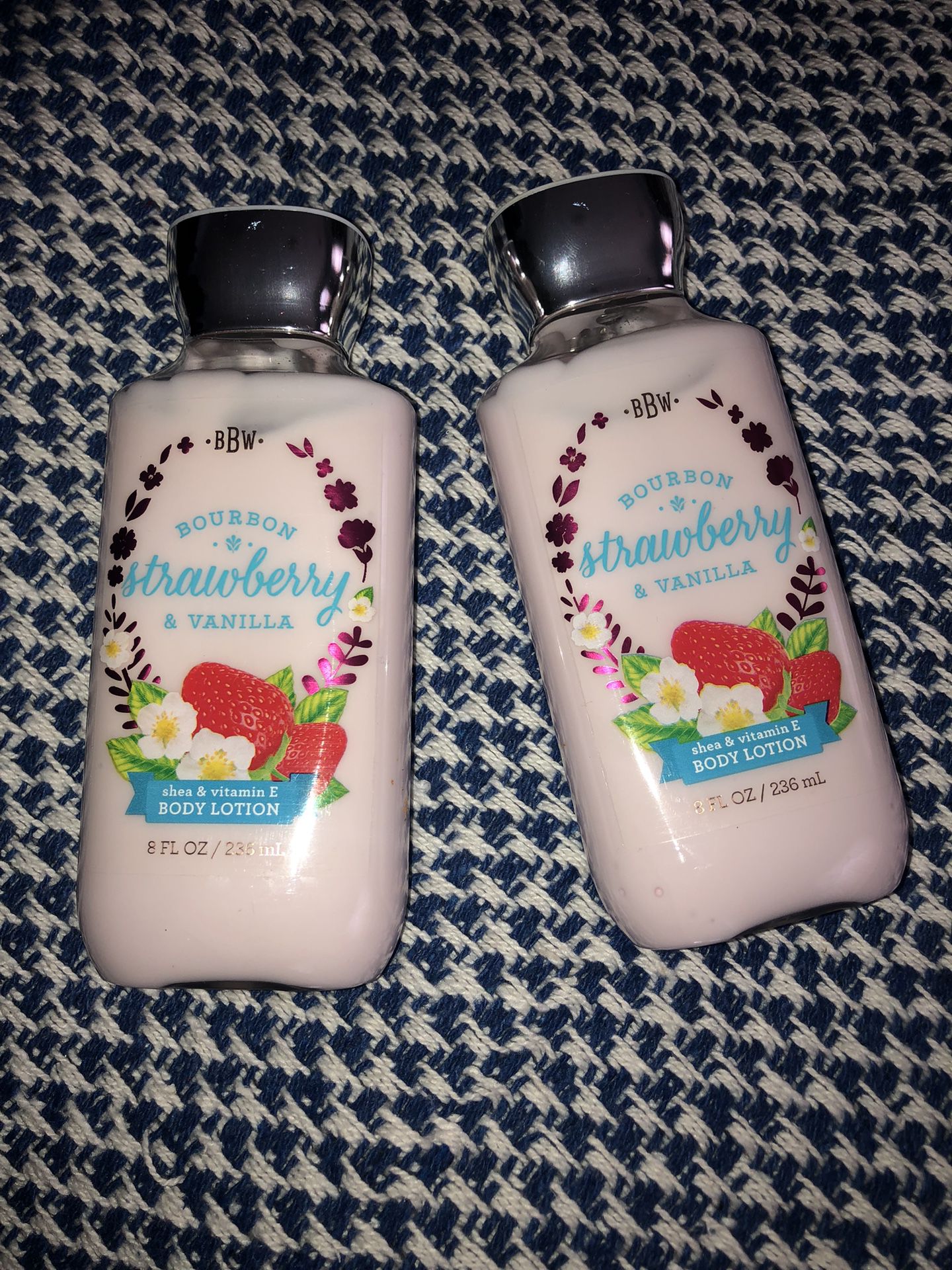 Bath And Body Works Strawberry And Vanilla Body Lotion