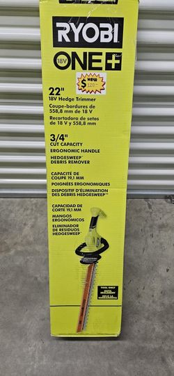 New 18V ryobi 22" hedge trimmer