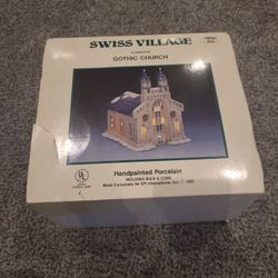 Swiss Village Church Iuminated