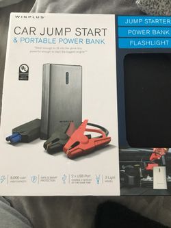 Car jumper stater and portable power bank