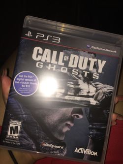 PS3 call of duty ghosts Unopened