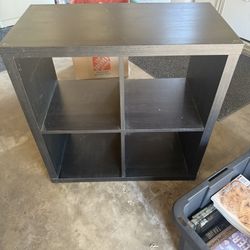 IKEA Dark brown 4 Square Bookshelf