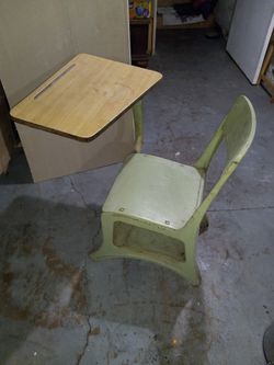 Antique School Desk