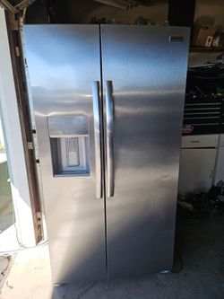Frigidaire gallery side by side stainless steel