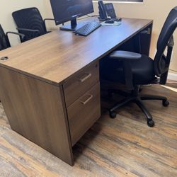 Office Desks, Chairs, Filing Cabinets and a Sofa