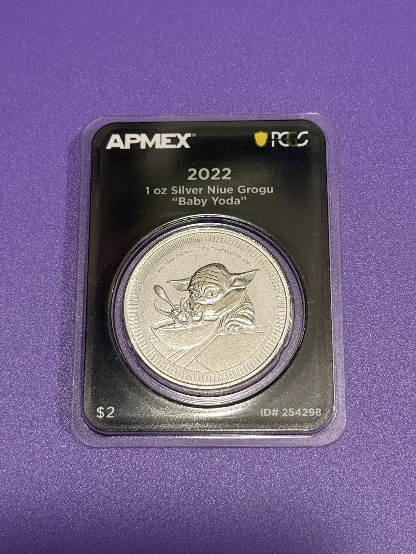 1 oz Silver Niue Grogu “Baby Yoda” 2022