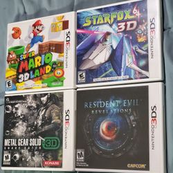 Nintendo 3DS Games with Original Cases 