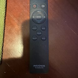 Insignia Sound Bar With Subwoofer And Remote