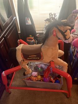 Maverick rocking horse