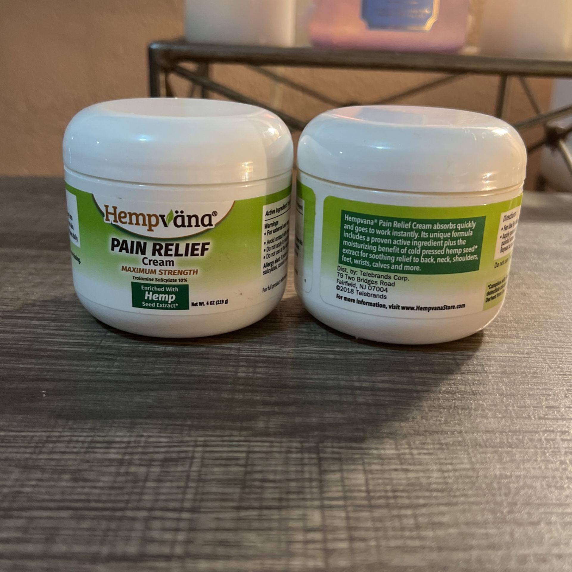 Hempvana Pain Relief Cream Maximum Strength $5 Each Firm C My New Posted Items Ty