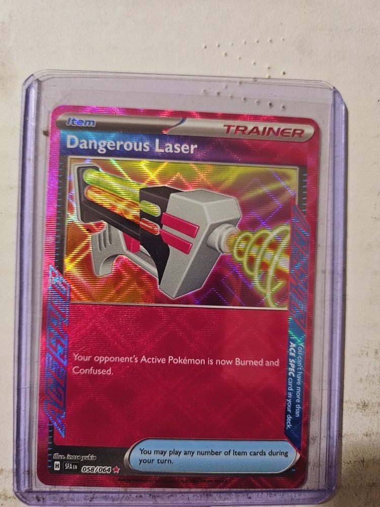 Pokemon Shrouded Fable SV6.5 Dangerous Laser 058/064 ACE SPEC Rare NM