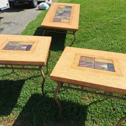 Coffee Table And End Tables Set Of 3