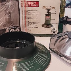 Hurricane Prep/Coleman Propane Camp Stove