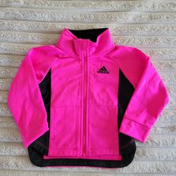 Adidas Zip Up Nylon Workout Jacket. 18 Months Like New.
