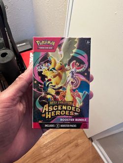 Pokémon sealed ascended heroes booster bundle. Meet up only.