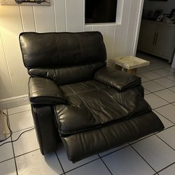 Electric Leather Recliner From Macys T