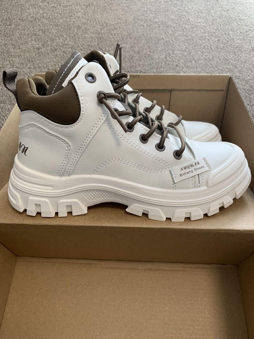 Women's Size 6.5 Ankle Boots Fashion High Top Sneakers Shoes Chunky