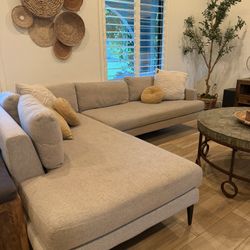 West Elm Andes 2 piece Sectional 