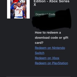 NBA 2k26 MELO Edition Digital Copy Xbox Series X/S
