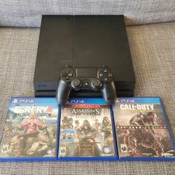 PS4 with Games Playstation 4