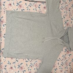 Lululemon City Sweat Pullover Hoodie Heathered Ultra Light Grey