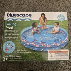 Blue scape 3 Ring Pool For Kids