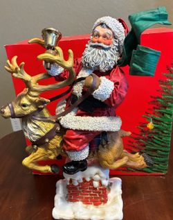 Possible Dreams Clothes "Santa On Reindeer" 2007 10" High Original Box Perfect Condition