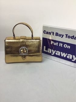 Jimmy choo Gold Snakeskin Mini Top Handle Handbag authenticated by entrupy