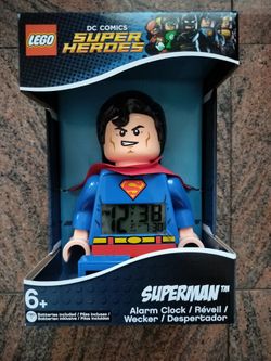 LEGO Superman Clock NEW