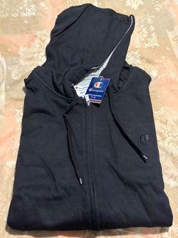 Brand New Champion Big & Tall Full-Zip Hoodie Black 2XLT