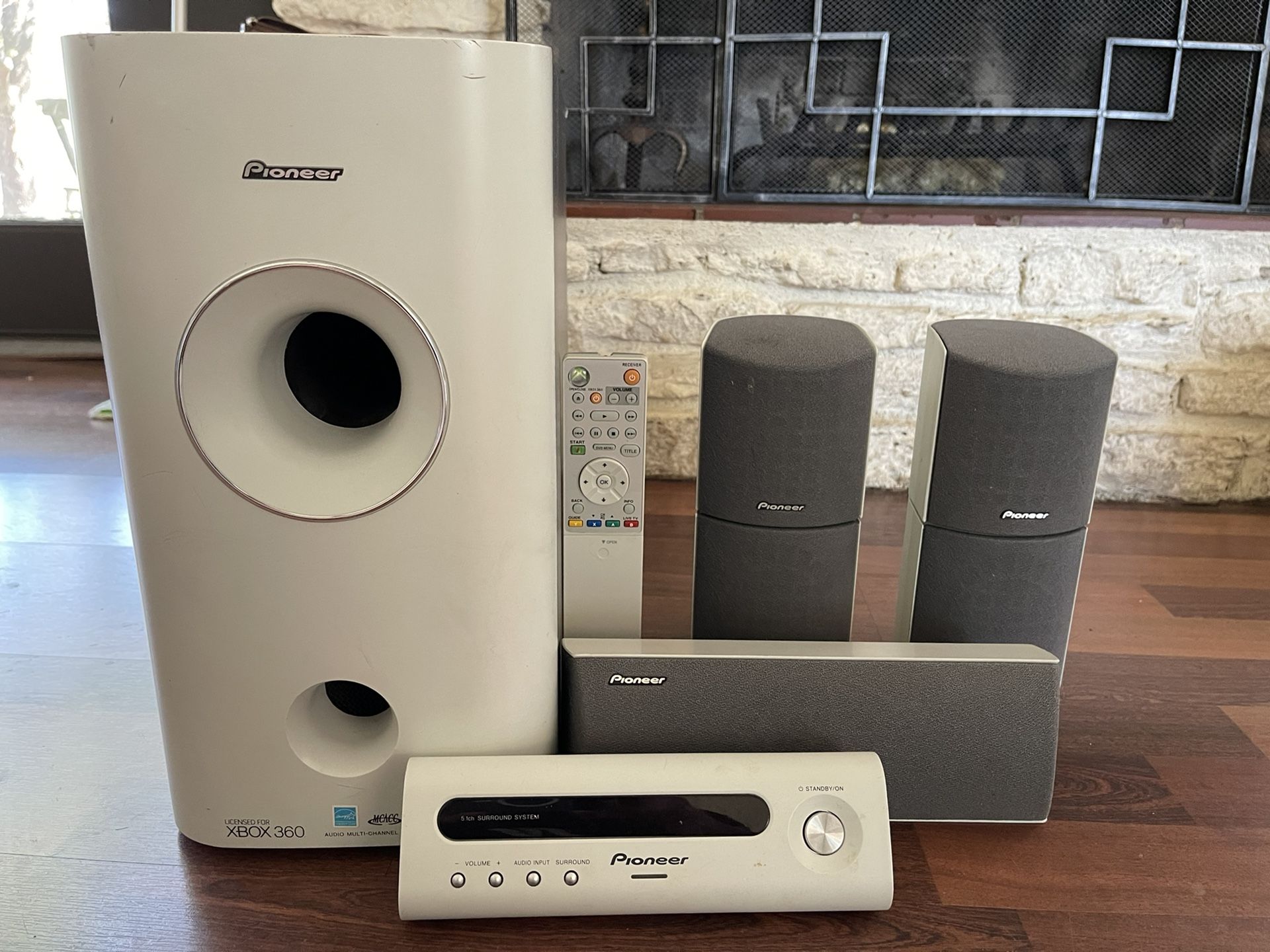 Xbox 360 Pioneer Surround Sound Speakers Pioneer Sound System
