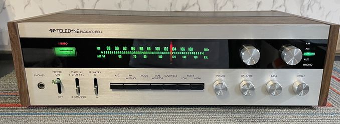 Rare Vintage Teledyne Stereo Receiver 
