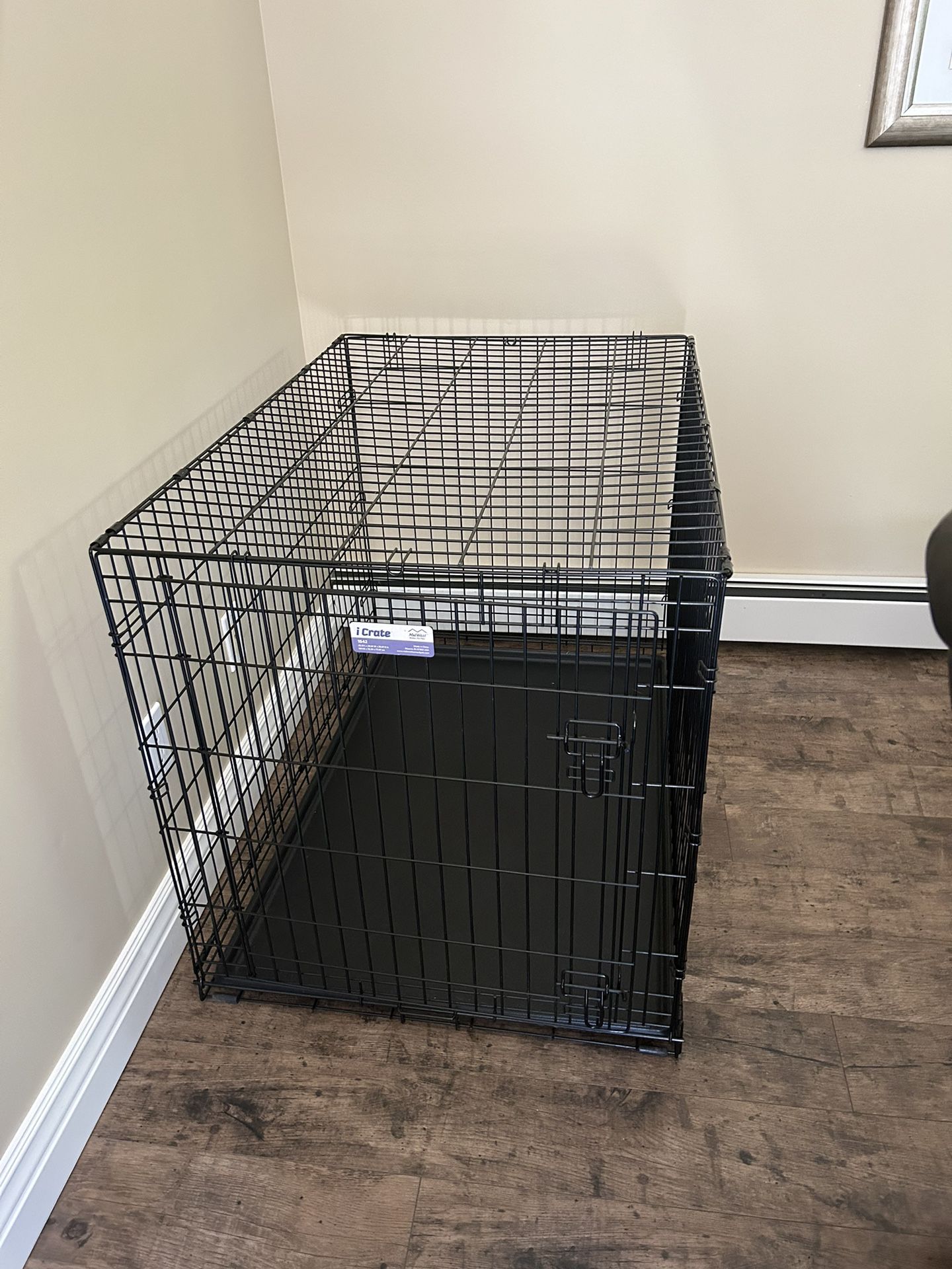 Large Dog Crate. Practically New
