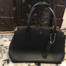 Leather Coach Bag