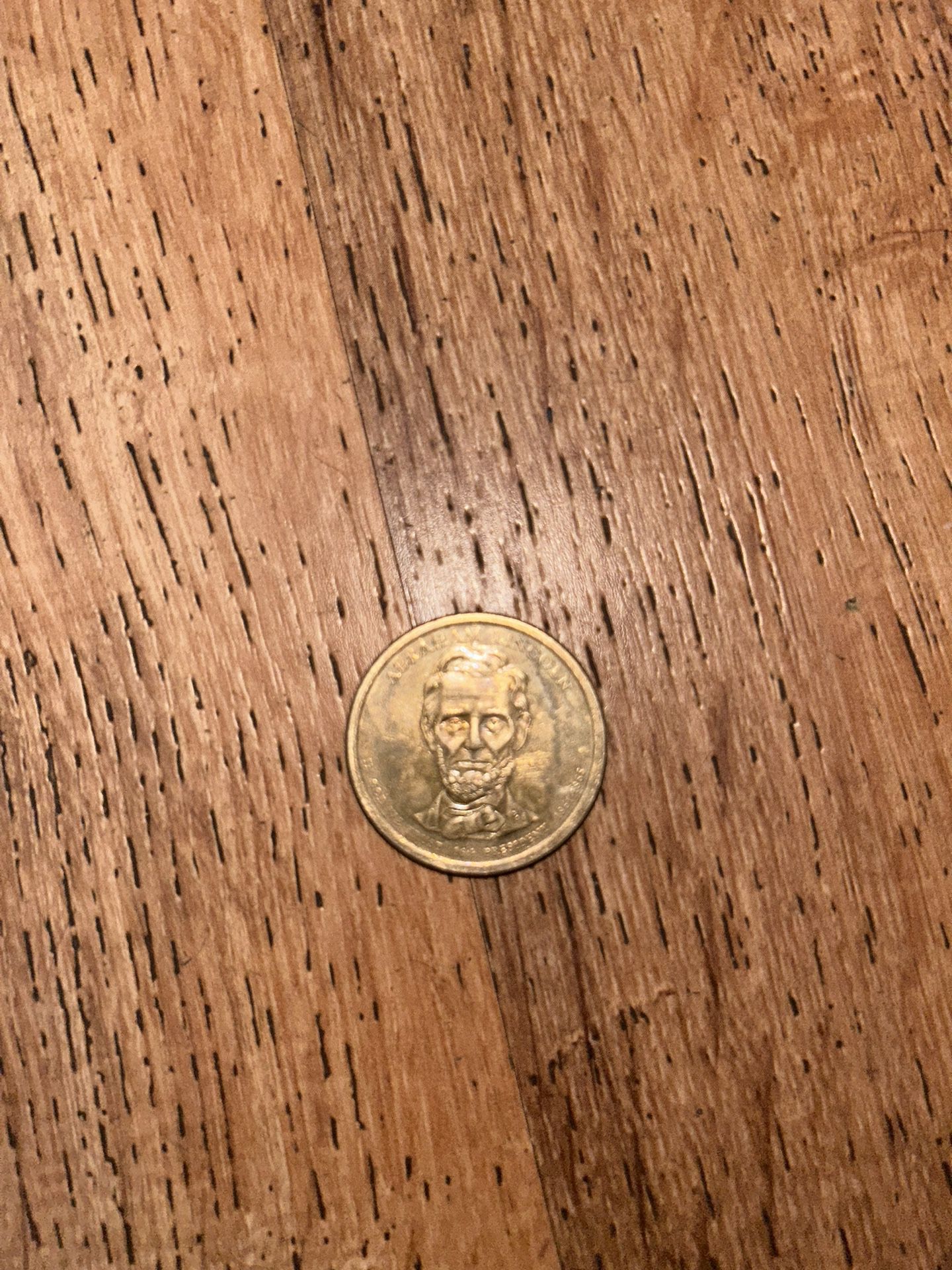Abraham Lincoln Dollar Coin 