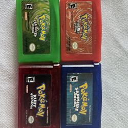 Pokémon Lot Gameboy Advance 