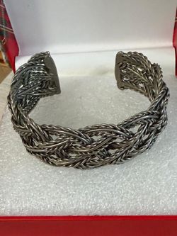 Pulsera Caña Stainlend tejida
